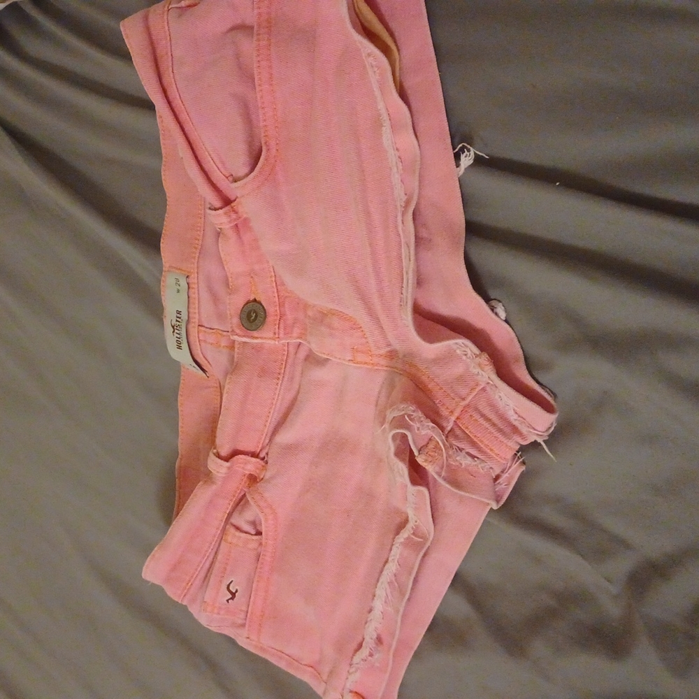 Pink Hollister shorts